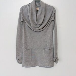 QI Cashmere 100% cashmere Cowl Neck Sweater Size X-Small